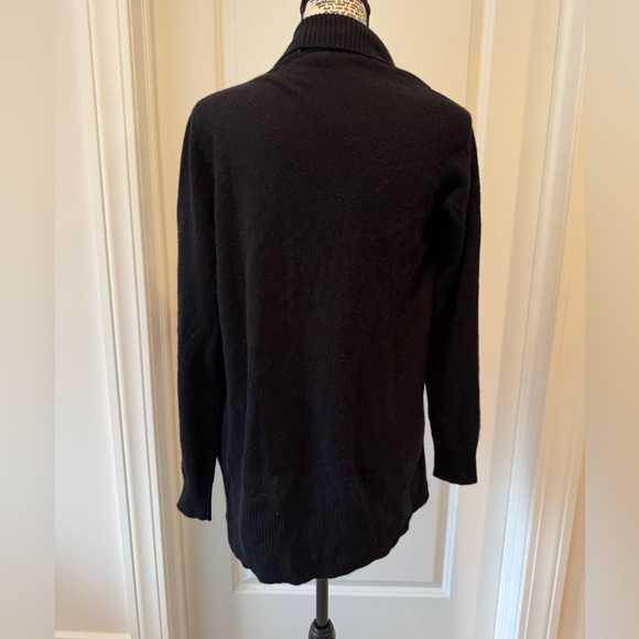 Quince 100% Cashmere Open-Front Sweater – Black, Size Small - Picture 5 of 8
